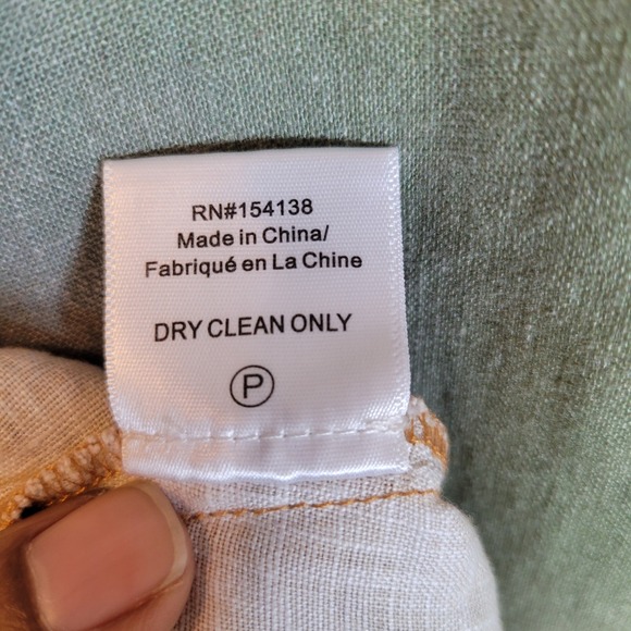 STAUD Womens Laura Linen Maxi Dress Spaghetti Strap Beaded Size Medium Orange - Picture 4 of 10